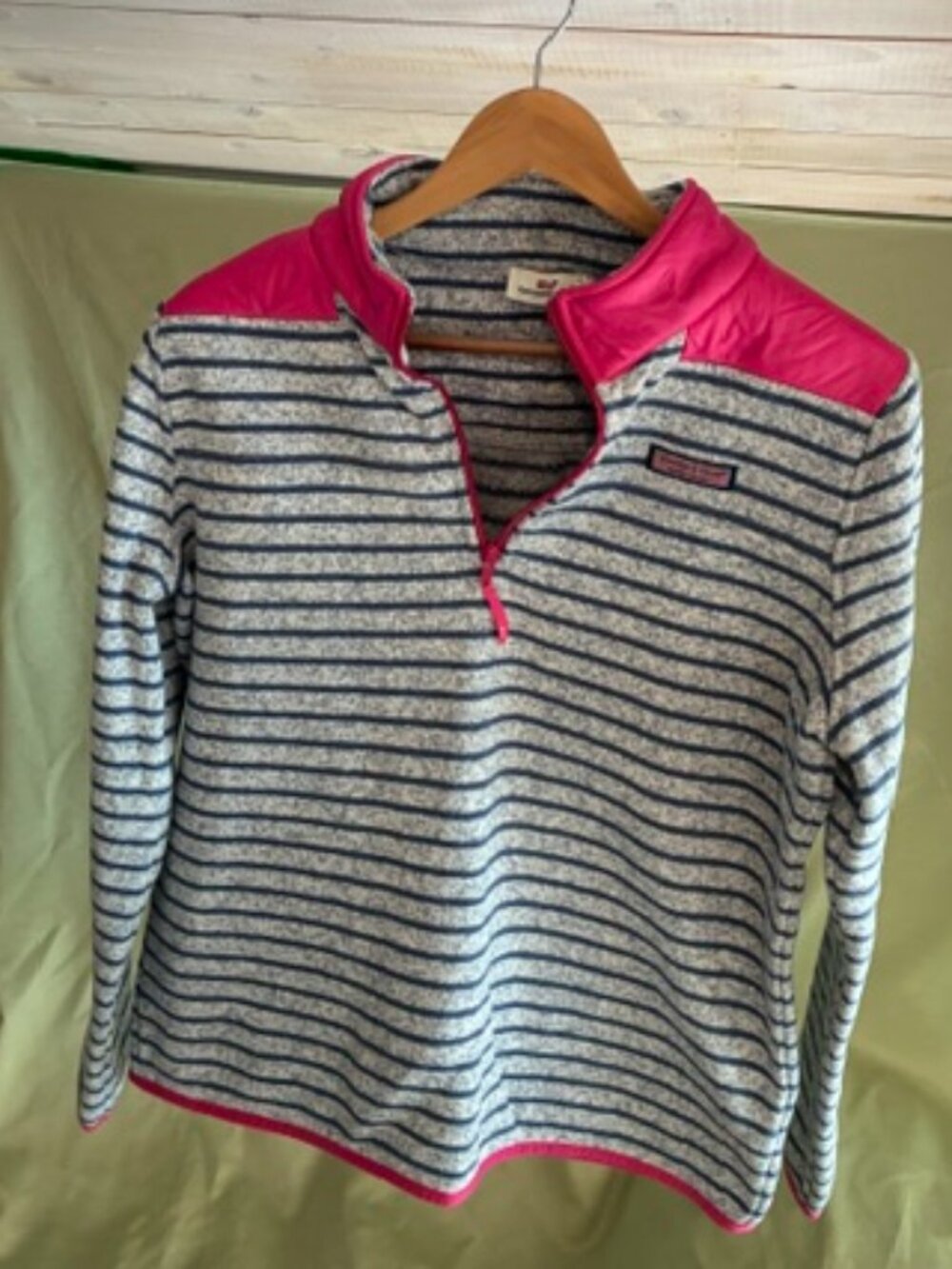Vineyard Vines half zip sweater in women's  size L